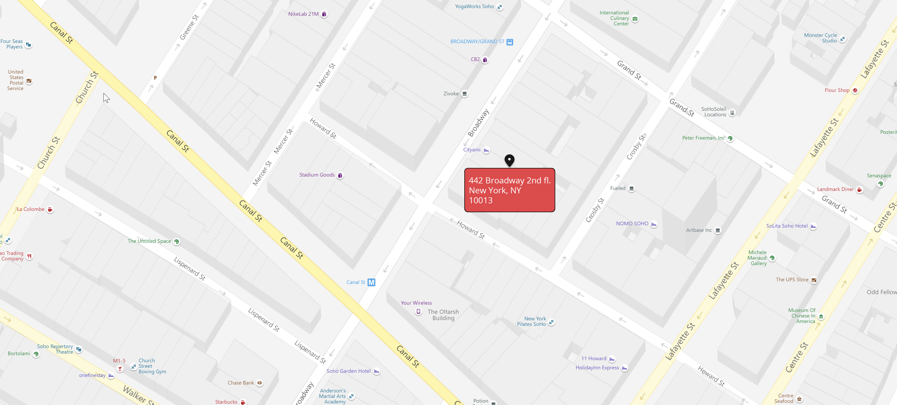 wildcard HQ: 442 Broadway, NY 10013